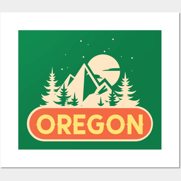 Oregon Wall Art by BVHstudio